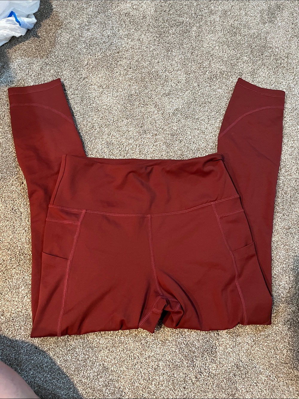 Zyia Light n tight leggings- Burgundy